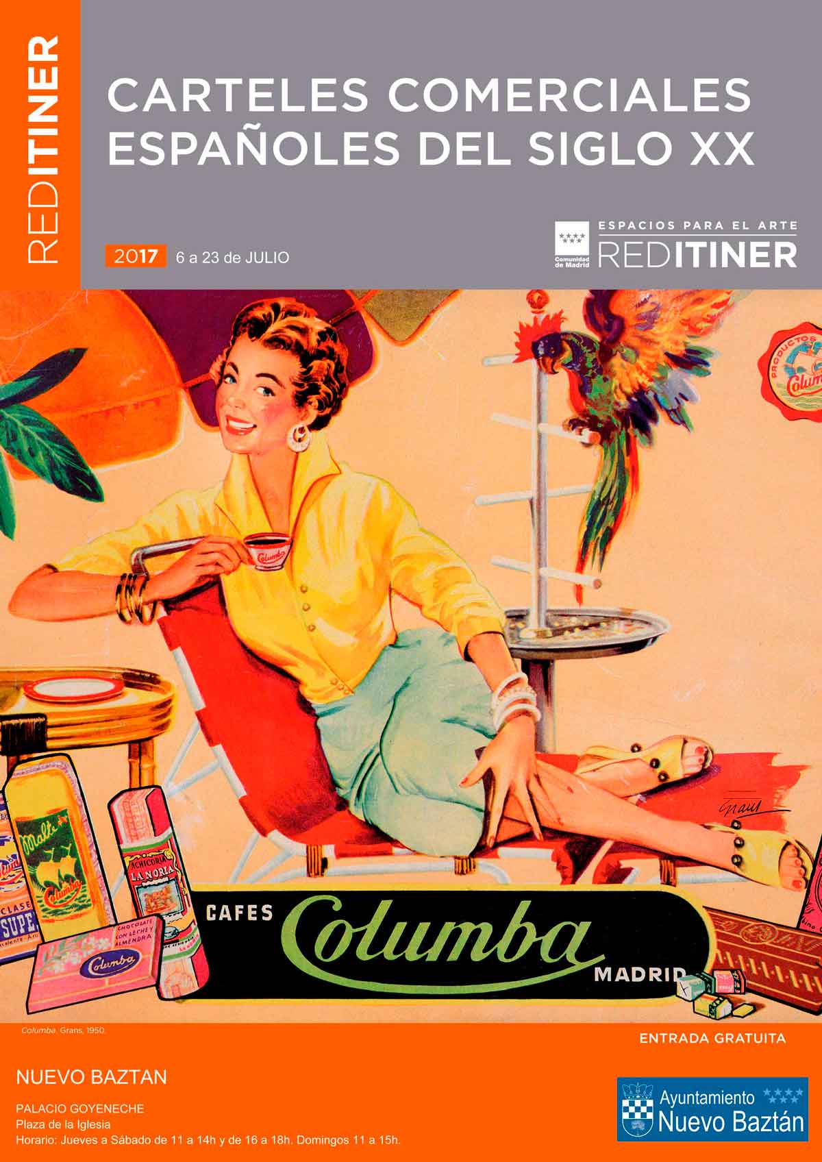 Nueva exposición de la RED ITINER: Carteles comerciales españoles del siglo XX