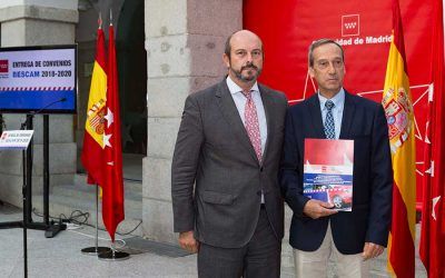 El Alcalde de Nuevo Baztán acude al acto de entrega del nuevo convenio BESCAM