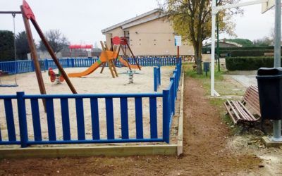 Reparación perímetro área infantil Urb. Monteacevedo