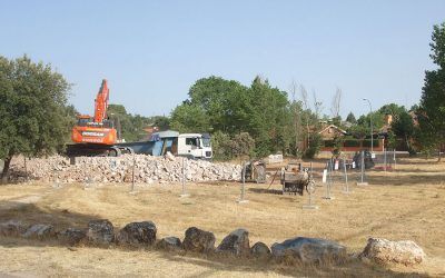Reunión para tratar la solución del Tratamiento de residuos de las obras de canalización de Eurovillas