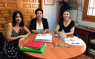 Reunión con la directora de la Casita de Niños para hablar del próximo curso