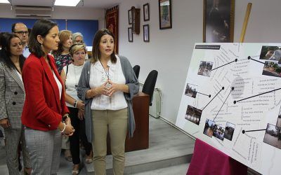 La Ministra de Industria, Comercio y Turismo, Dña. Reyes Maroto ha visitado Nuevo Baztán