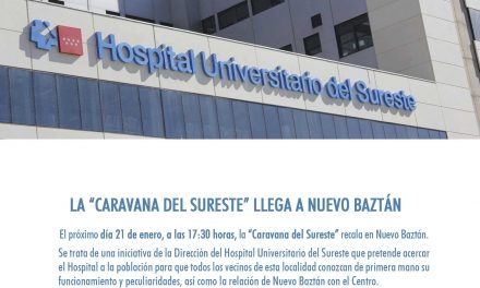 El 21 enero el Hospital Universitario del Sureste se acerca a Nuevo Baztán