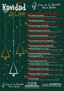 Programación de Navidad 2019/2020 en la Casa de la Juventud