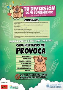 "Tu diversión es mi sufrimiento" campaña para evitar el uso de petardos