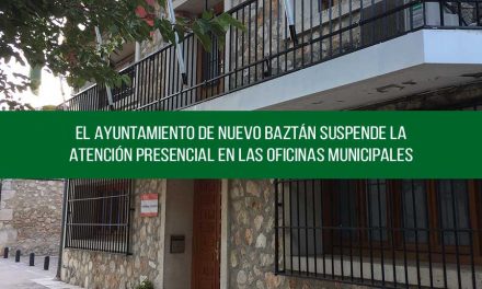 El Ayuntamiento de Nuevo Baztán suspende la atención presencial en las Oficinas Municipales