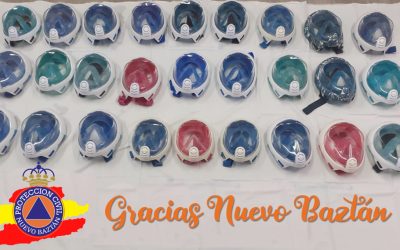 Vecinos de Nuevo Baztán consiguen máscaras para el Hospital del Sureste con la coordinación de los Voluntarios de Protección Civil