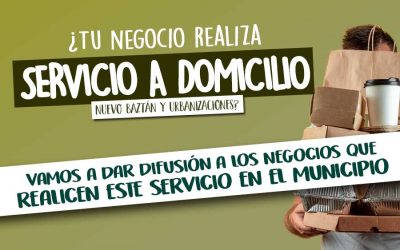 ¿Tu negocios realiza servicio a domicilio? Escríbenos…