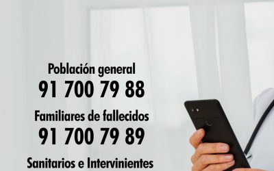 Teléfonos atendidos por Psicólog@s para afrontar el COVID19