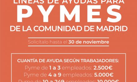 Línea de Ayudas para Pymes de la Comunidad de Madrid