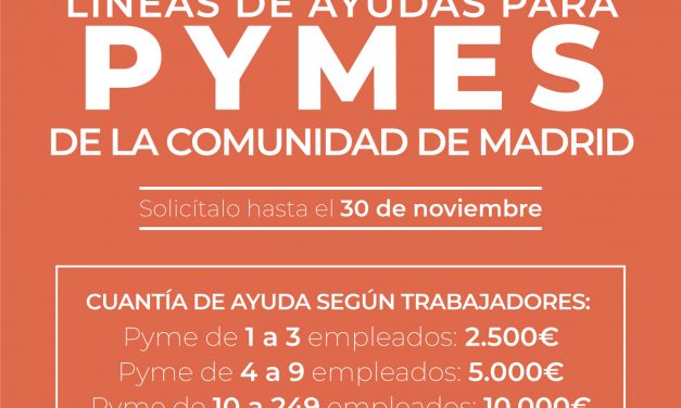 Línea de Ayudas para Pymes de la Comunidad de Madrid