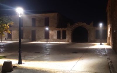 El alumbrado público del casco se adapta a la tecnología Led