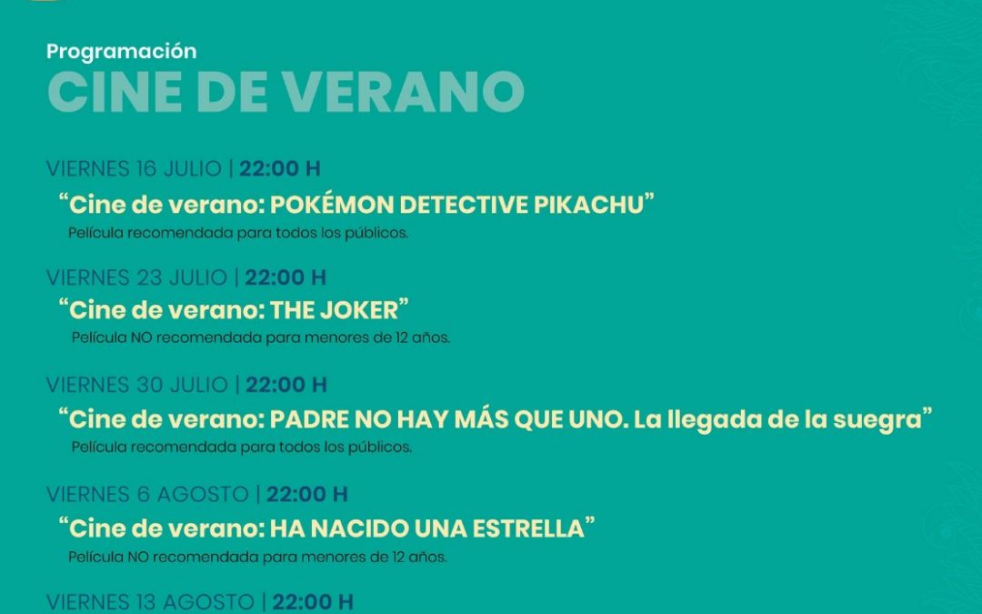 Los Veranos de Nuevo Baztán. Comienza el Cine de Verano.