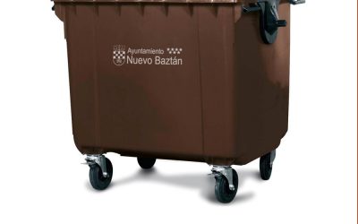 Nuevo Baztán apuesta por el reciclaje. Contenedores marrones.