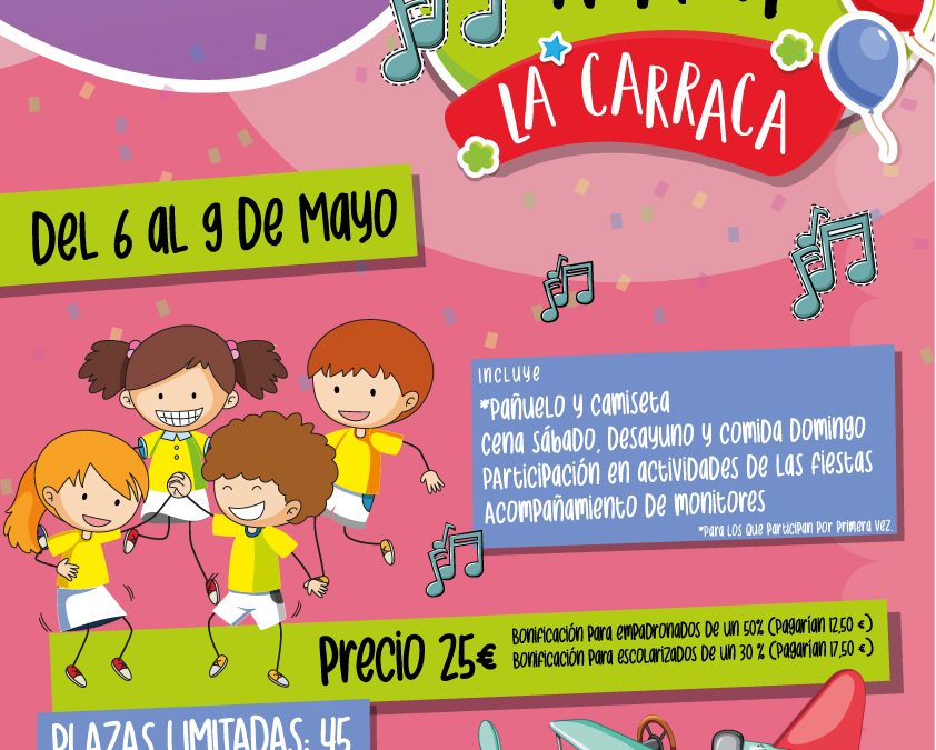 Peña Infantil 2022. Fiestas del 6 al 9 de mayo