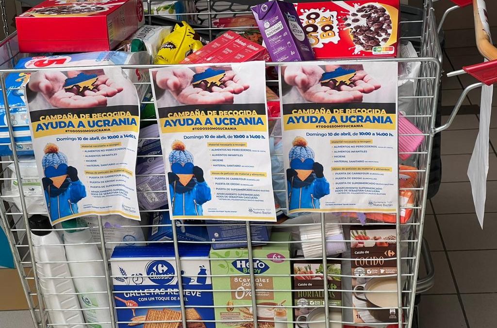 Recogida material desde la Comisión “Ayuda a Ucrania”