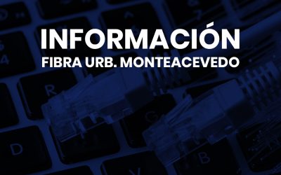 Información Obra de Canalización de Fibra Las Villas – Monteacevedo
