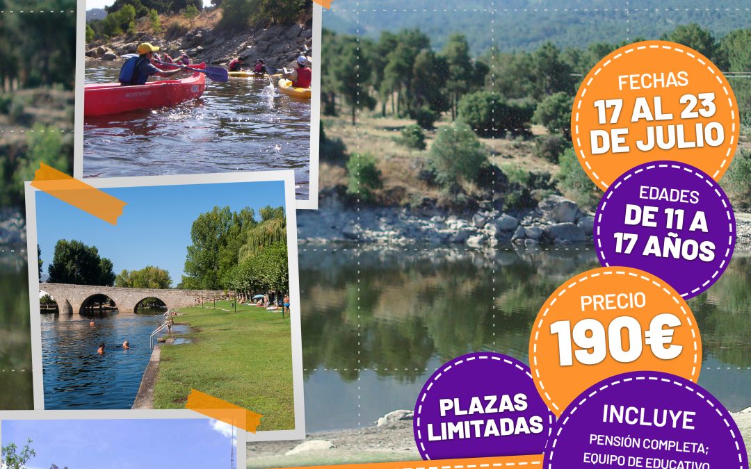 Campamento de Verano 2023. Del 17 al 23 de julio en Ávila.