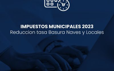 Impuestos municipales del año 2023.