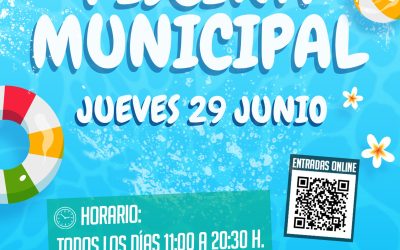 Apertura de la Piscina Municipal. Ven a darte un chapuzón.