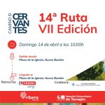 VII Edición Camino de Cervantes. Ruta14 de este año.