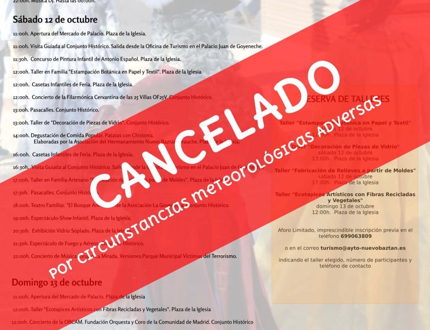 Se cancelan las Fiestas de la Fundación 2024