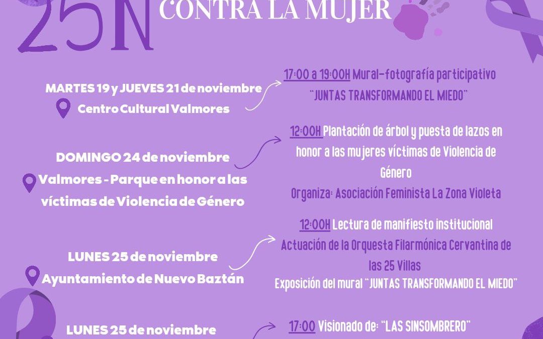 Día internacional de la Eliminación de la Violencia contra la Mujer.
