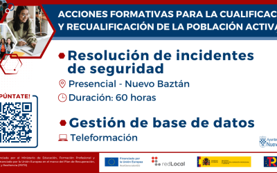 Acciones formativas para la cualificación y recualificación de la población activa. Cursos de la Red Local en Nuevo Baztán