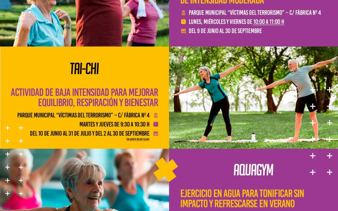 Actividades al aire libre para mayores ¡ACTÍVATE VERANO 2025!