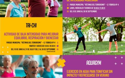 Actividades al aire libre para mayores ¡ACTÍVATE VERANO 2025!