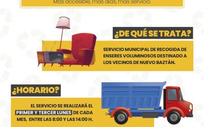 Ampliación del Servicio de Recogida de Enseres y Trastos Viejos