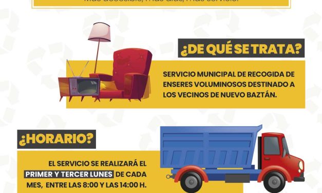 Ampliación del Servicio de Recogida de Enseres y Trastos Viejos