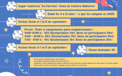 Campamento Urbano de Infancia para septiembre