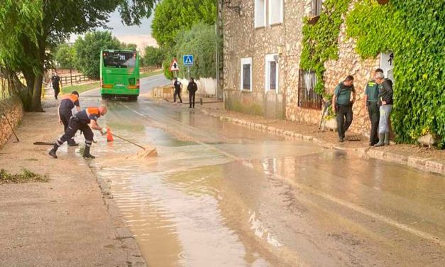 Fuertes precipitaciones en la tarde del martes en el municipio