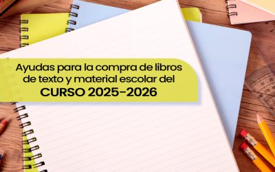 Ayuda Libros de Texto y Material Escolar curso 2025 – 2026