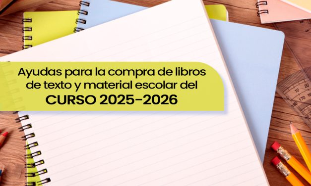 Ayuda Libros de Texto y Material Escolar curso 2025 – 2026