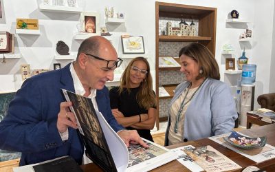 Visita institucional para impulsar la cultura en Nuevo Baztán