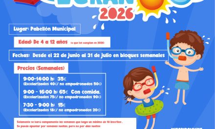 Nuevo Baztán abre inscripciones para los Campamentos Urbanos de Verano 2026   La concejalía de Infancia y la Ludoteca