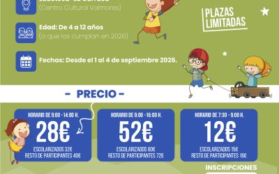Campamento Urbano para septiembre en nuestro municipio