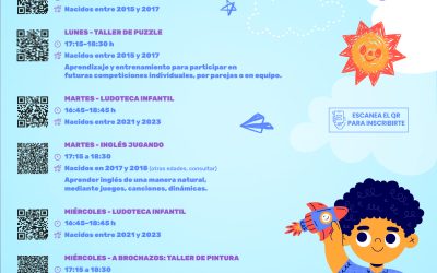 La concejalía de Infancia presenta su programación de actividades para el curso 2026 – 2027