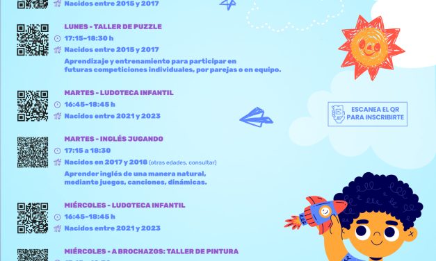 La concejalía de Infancia presenta su programación de actividades para el curso 2026 – 2027